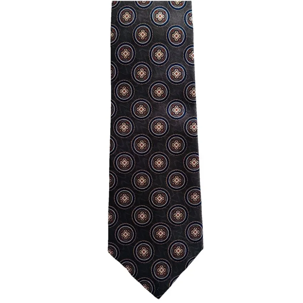 New Jos. A. Bank Executive Collection Brown Circles Men’s Silk Tie 3.5 x 58 NWT